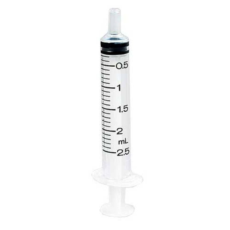 2.5ml Luer Lock Syringe (10)