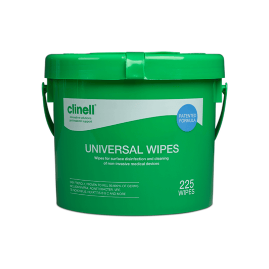 Clinell Universal Sanitising Wipes x 225 (bucket) - SC Supplies