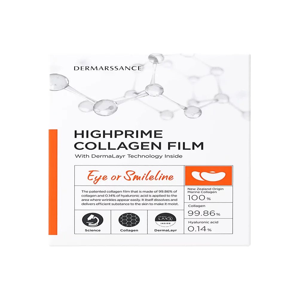 Dermarssance Highprime Collagen Film – Eye or Smile Lines - SC Supplies