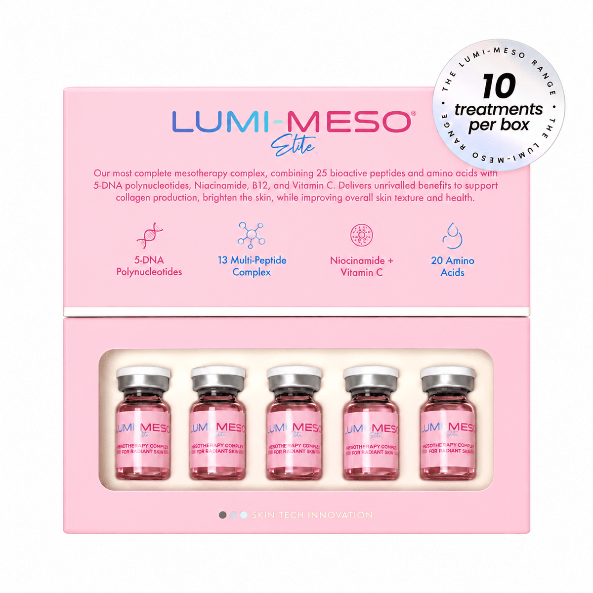 LUMI-MESO ELITE Microneedling Serum (5 x 5ml vials) - SC Supplies
