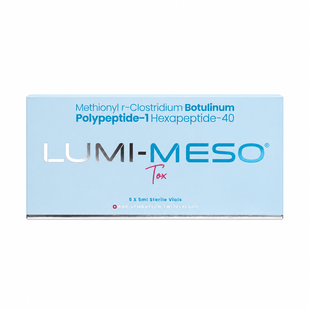 LUMI-MESO TOX Microneedling Serum (5 x 5ml vials) - SC Supplies